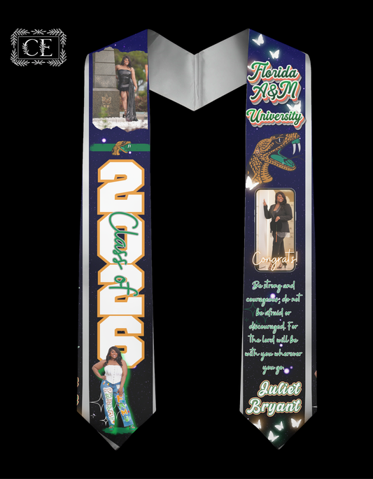 Custom Grad Stole Design