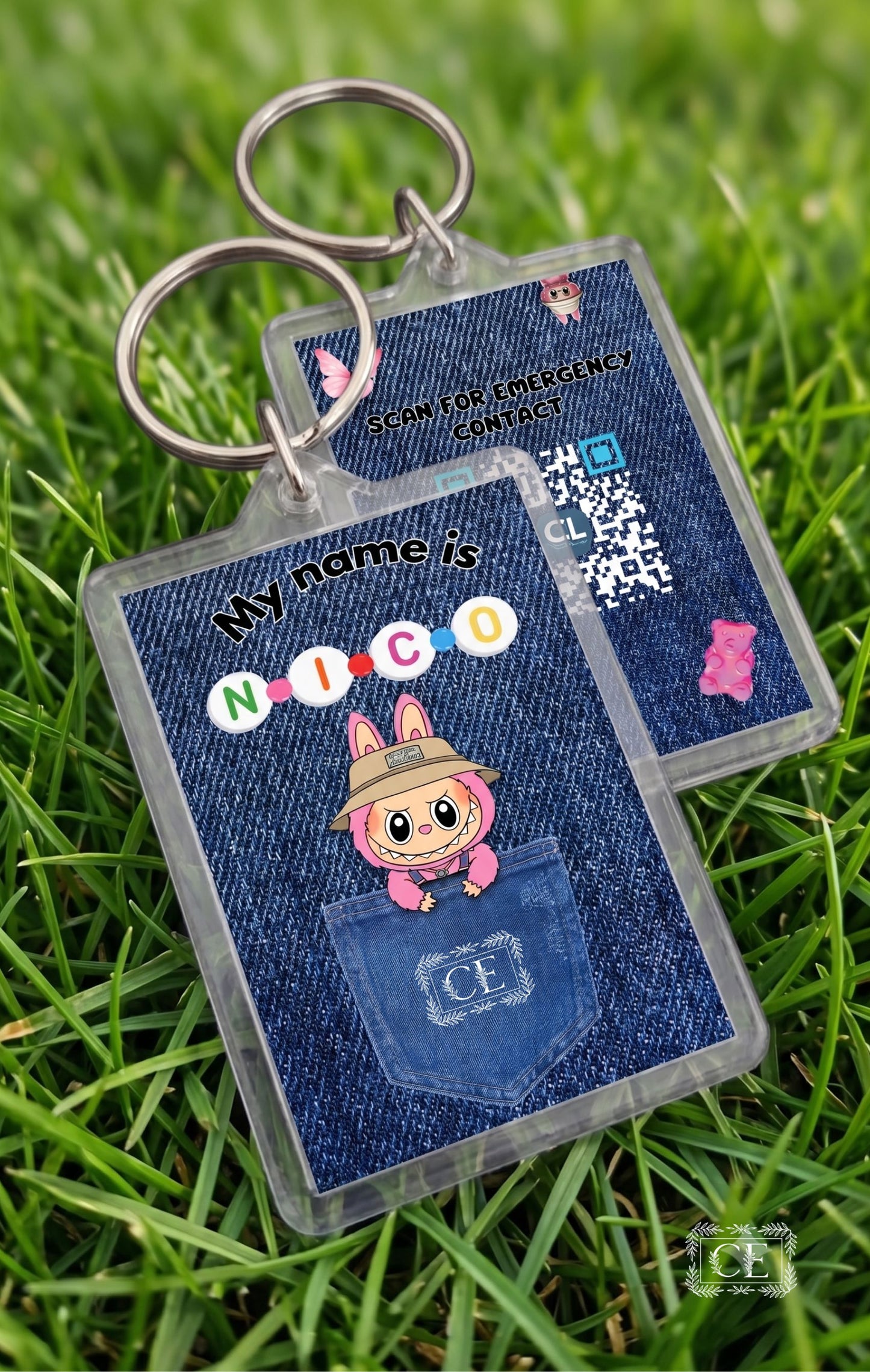 Custom Key Chains Template