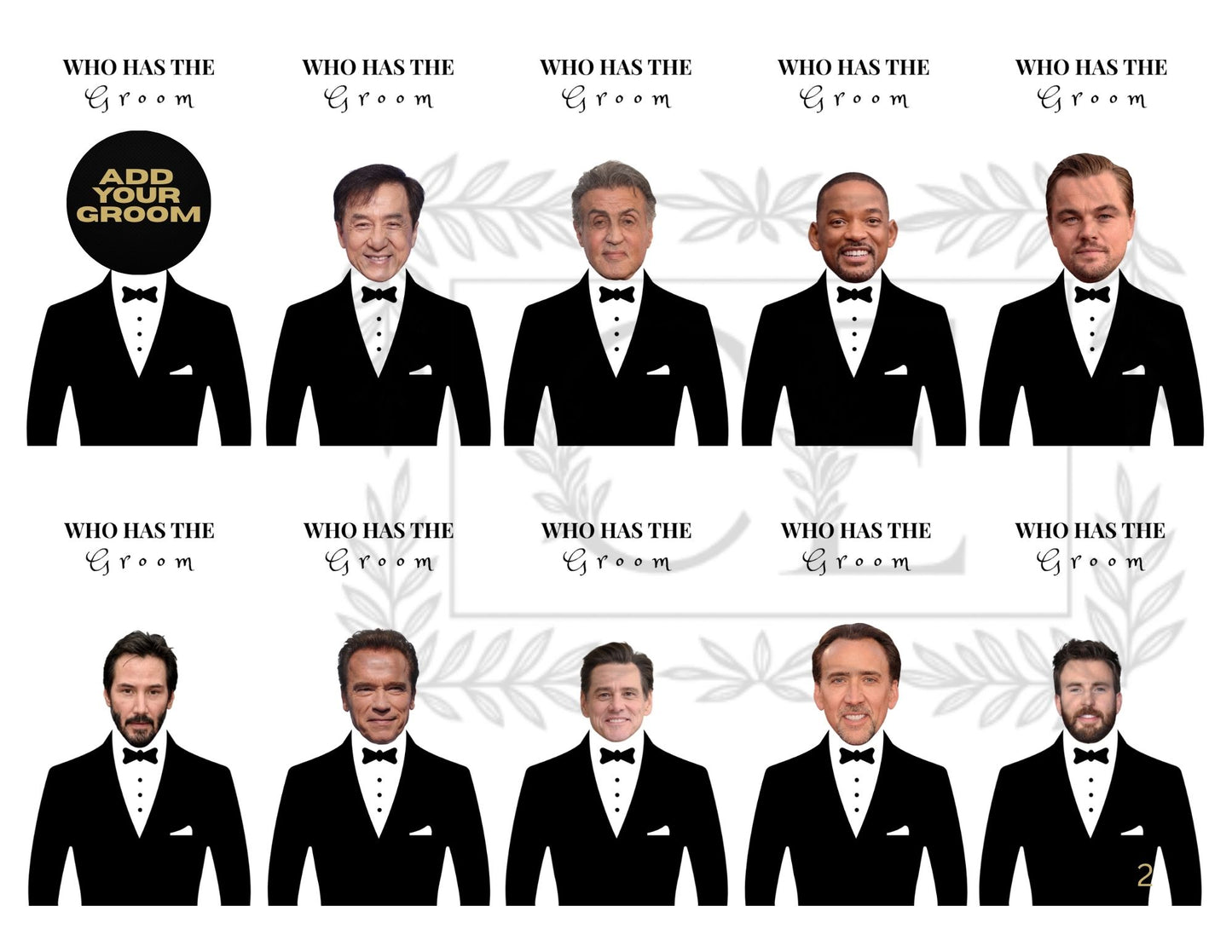 Who Has the Spouse? Scratch Game - Digital Creation