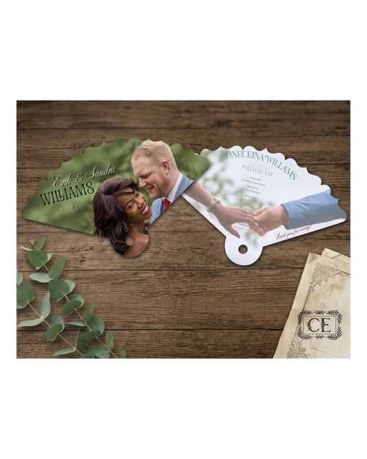 Custom Paper Fan - Digital Creation