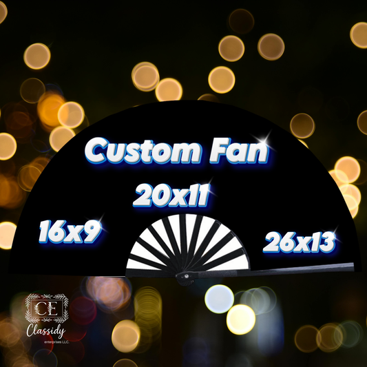 Custom "Clack" Hand Fans