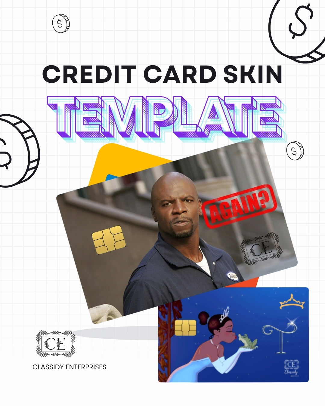 Credit Card Skin - Template