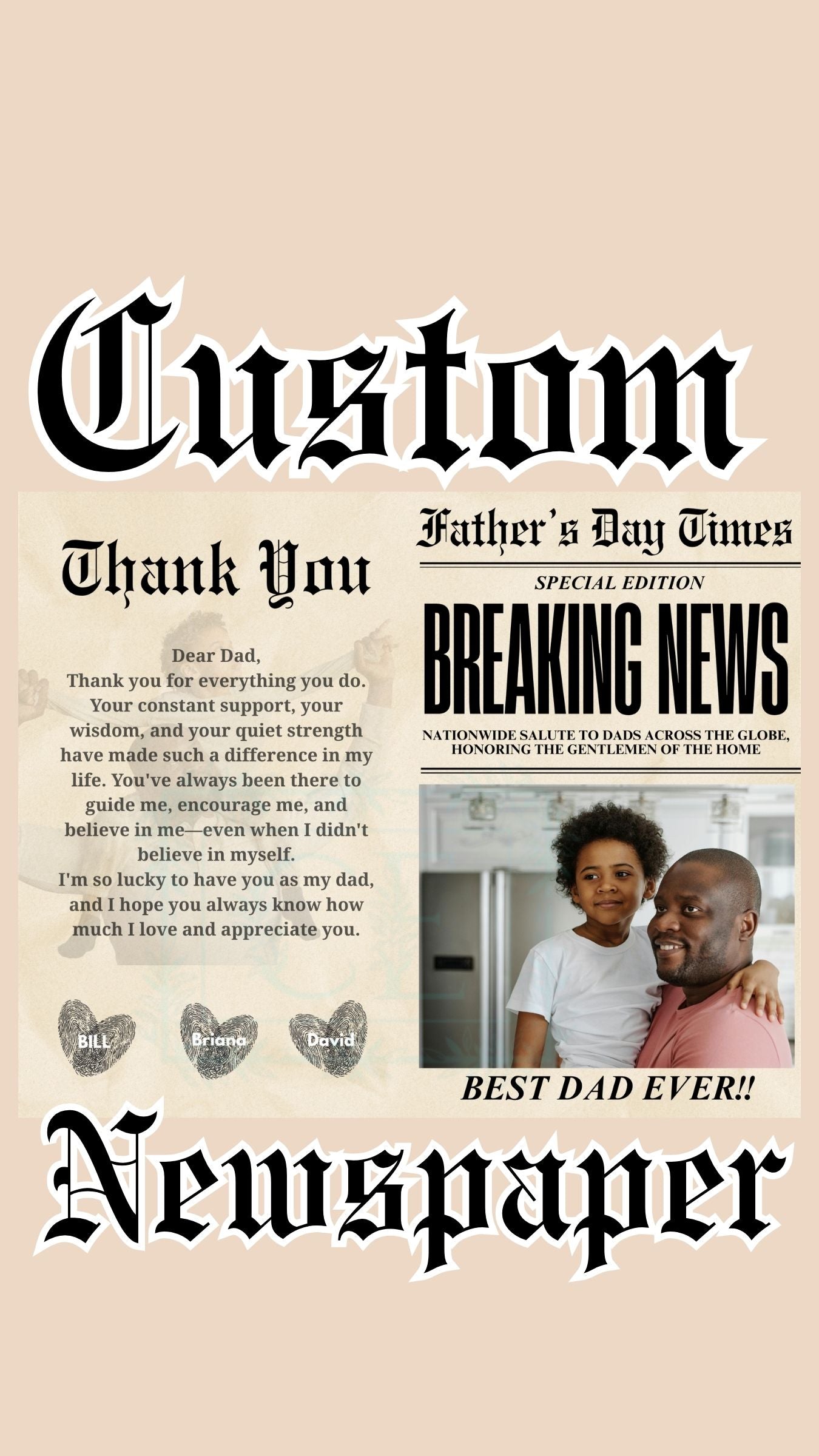 Custom event   News Paper