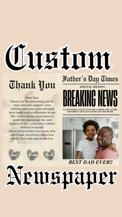 Custom event   News Paper