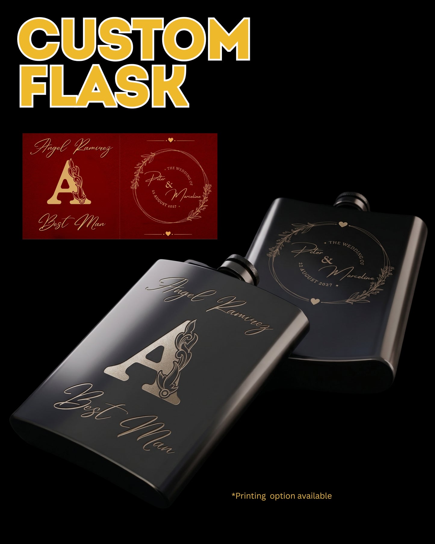 Custom Flask - Digital Creation