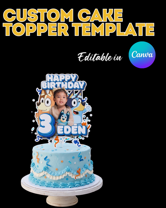 Cake Topper Template