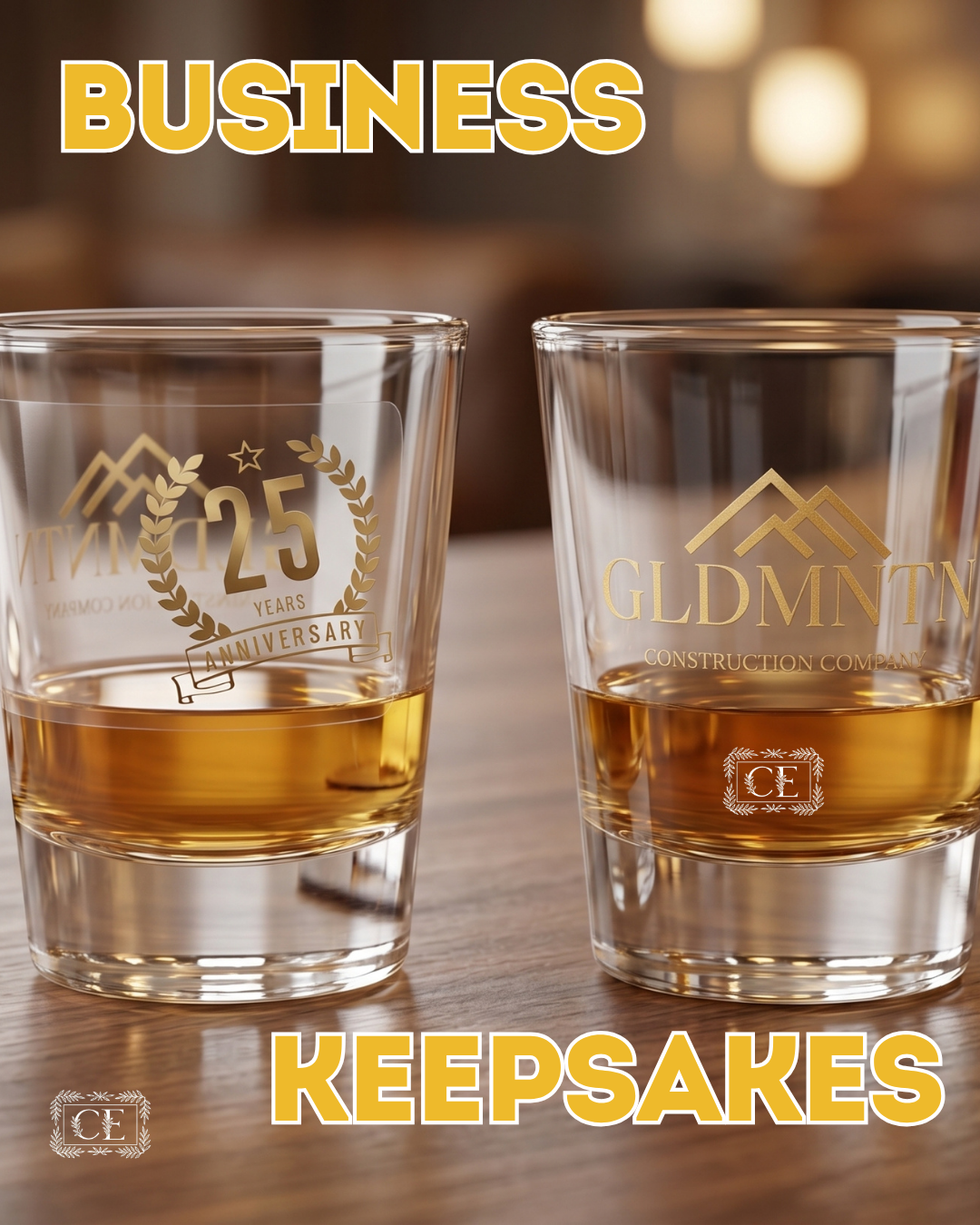 Custom Shot Glasses - Digital Creation
