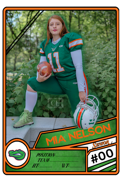 Custom Sports Trading Card - Digital Creation