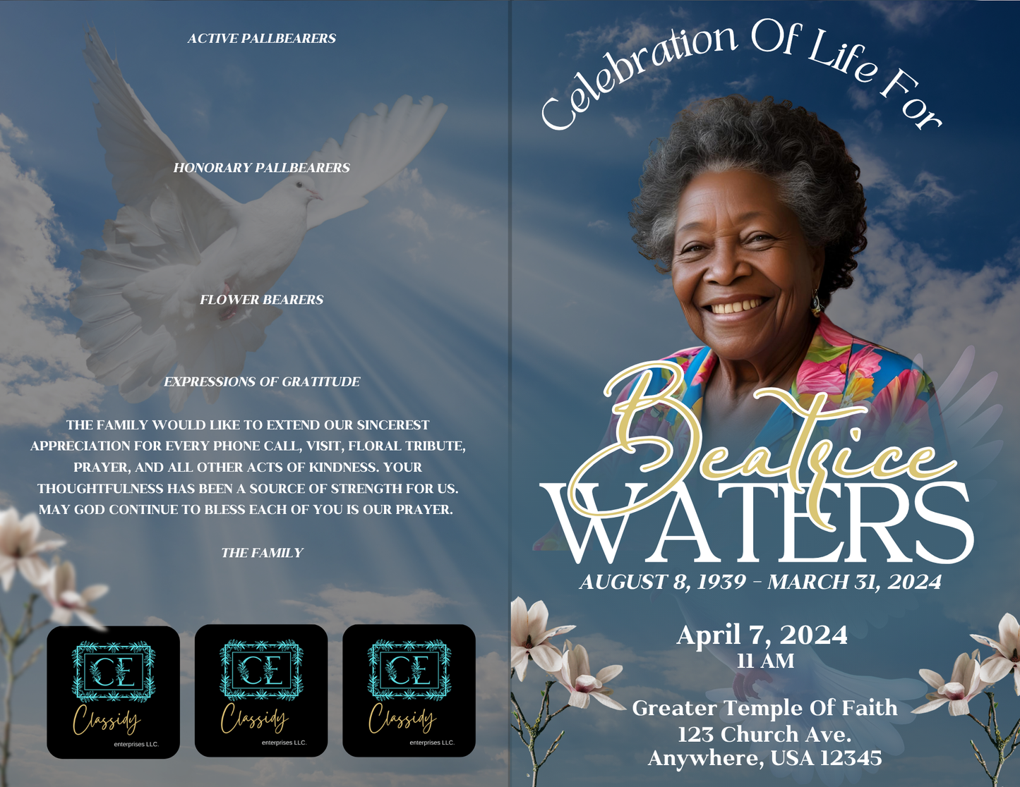 Obituaries- DIGITAL CREATION