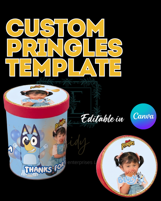 Mini Pringles Can Template