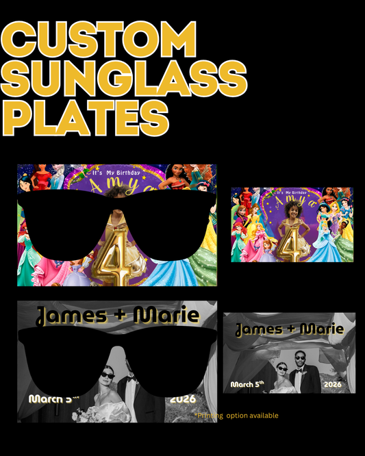 Custom Party Favor - Sunglasses (Digital Creation)