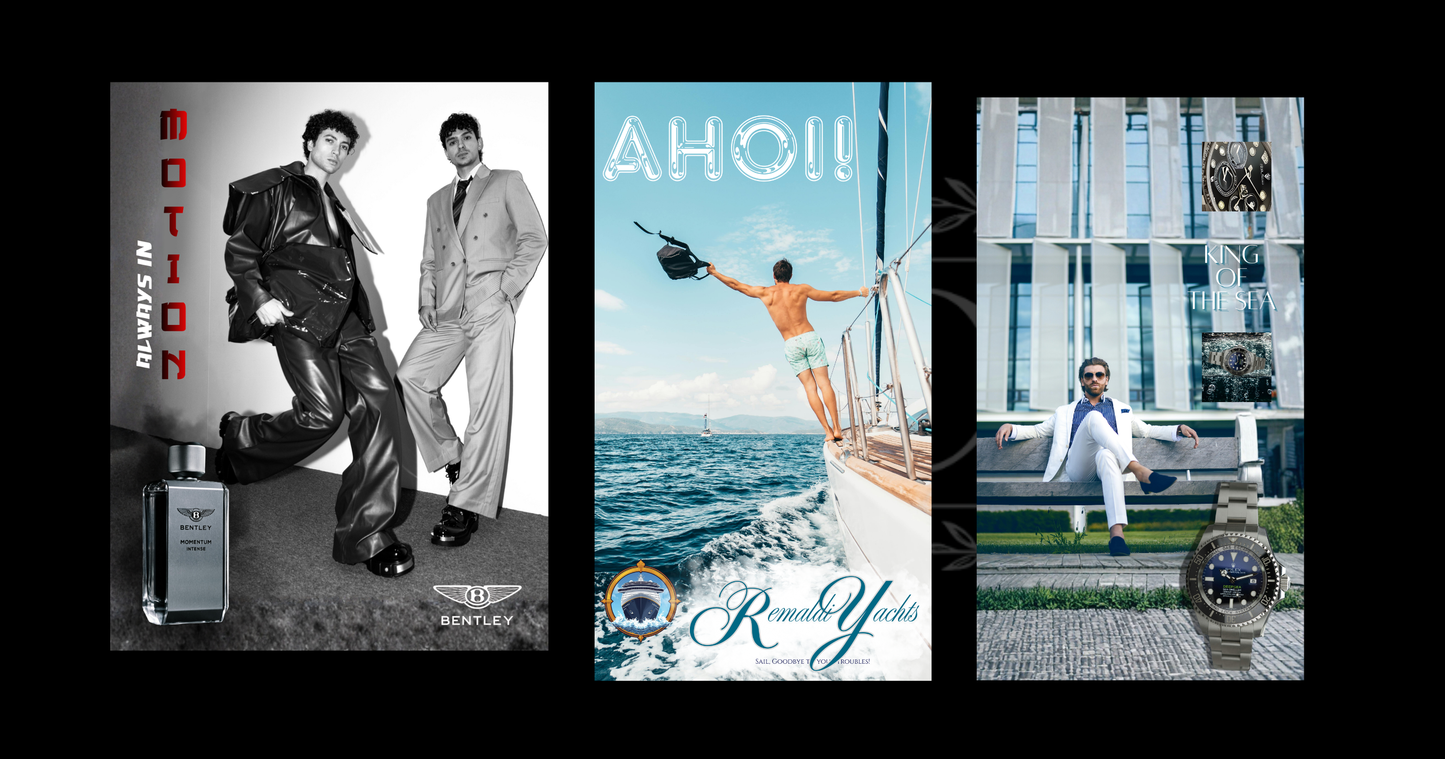 Custom Magazine Cover & Print ADs
