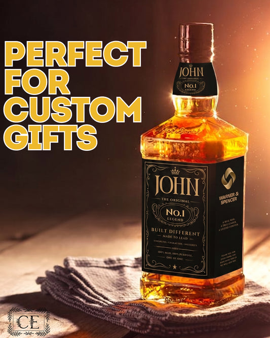 Custom Liquor Bottle Event Labels