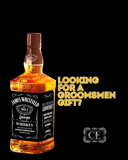 Custom Liquor Bottle Event Labels