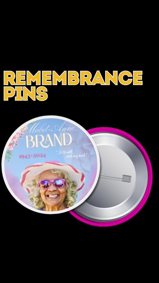 Remembrance Pins- DIGITAL CREATION