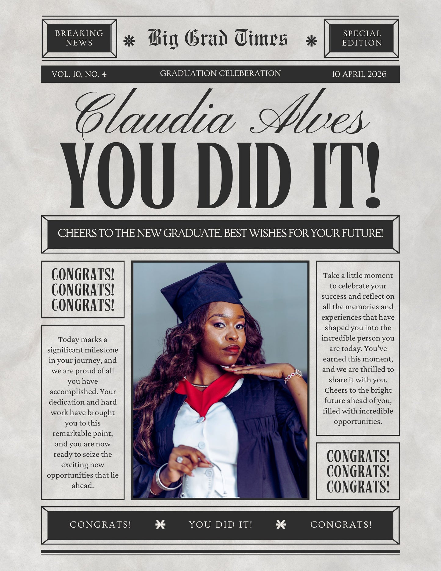 Custom event   News Paper