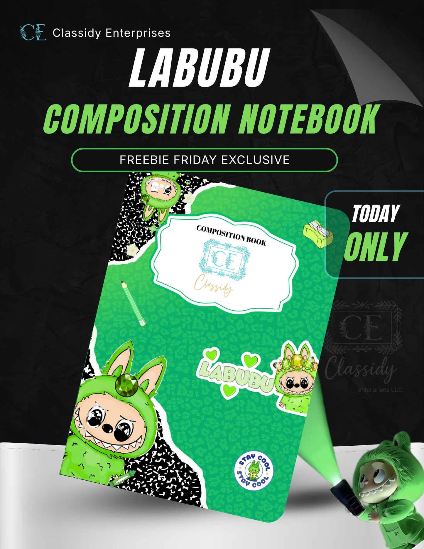 Labubu Notebook Freebie