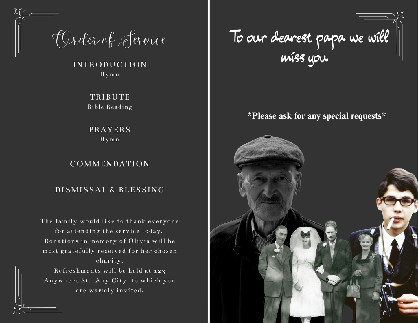 Obituaries- DIGITAL CREATION