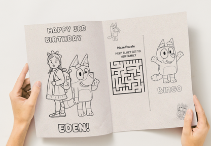 Custom Coloring Book - Digital Creation