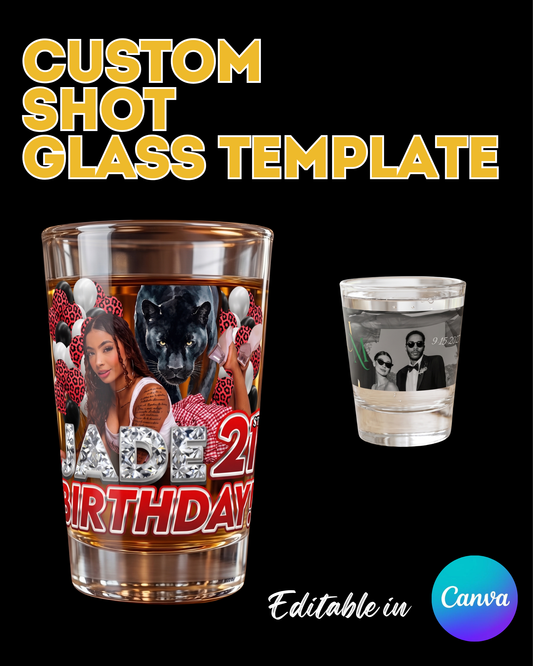 1.5 oz  Shot Glass TEMPLATE