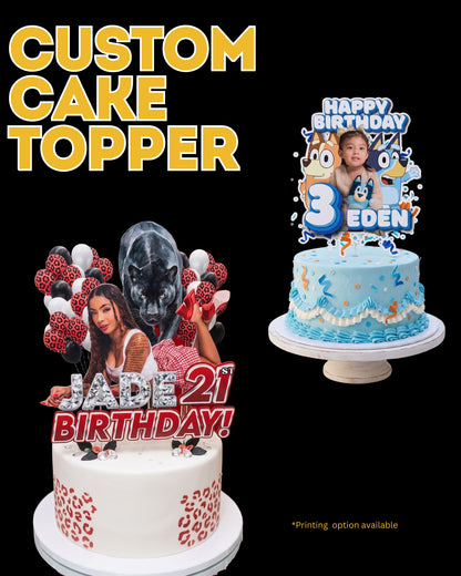 Custom Cake Topper - Digital Creation
