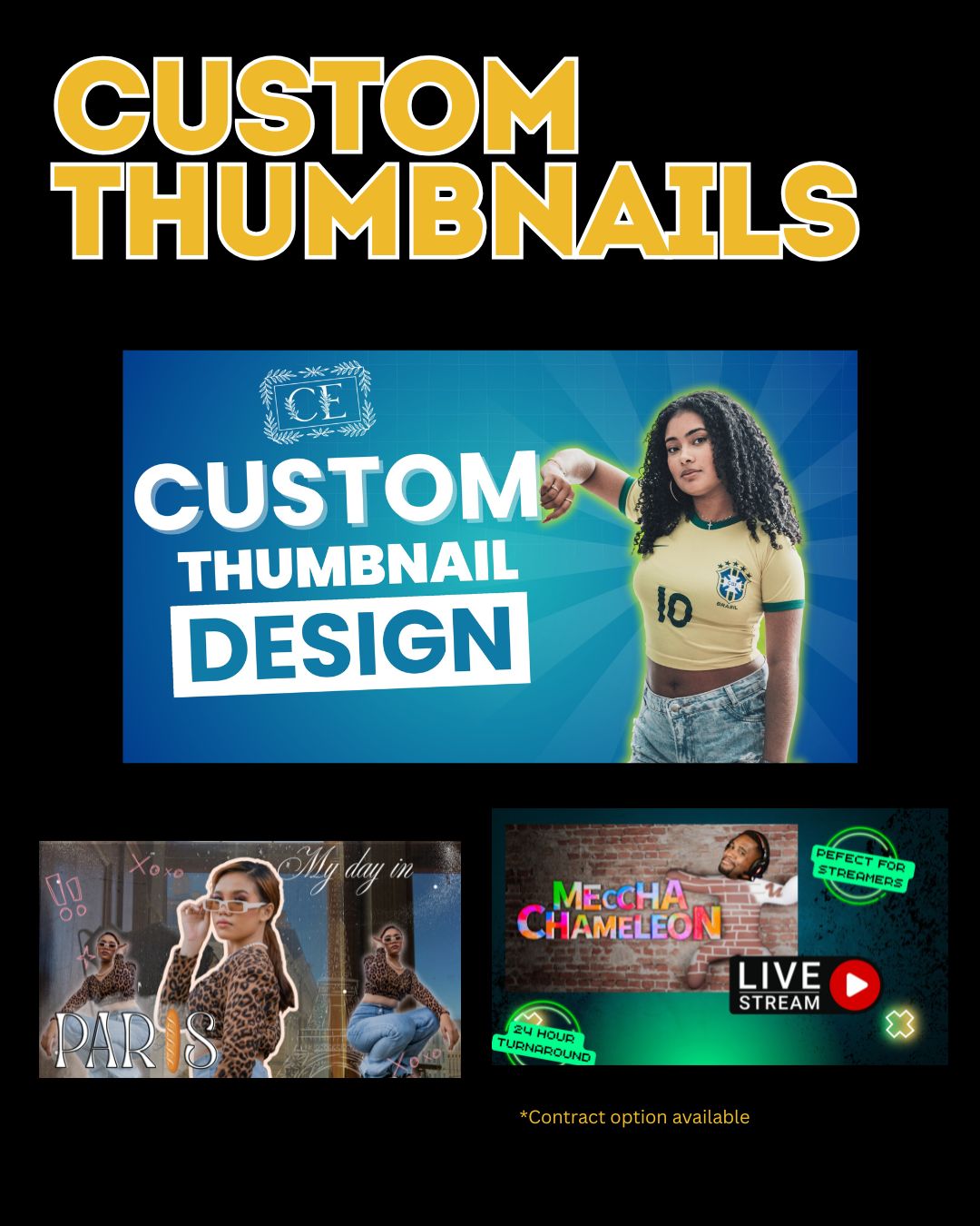 Custom Thumbnails - Digital Creation