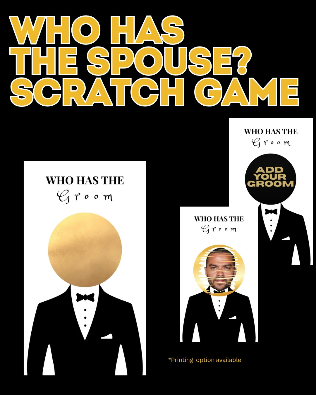 Who Has the Spouse? Scratch Game - Digital Creation