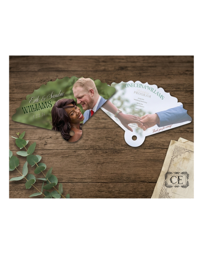 Custom Paper Fan - Digital Creation