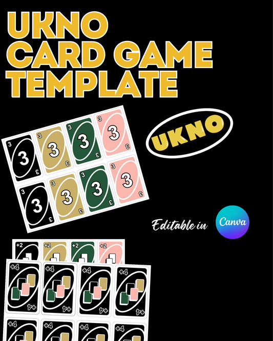 Ukno Card Game   Template