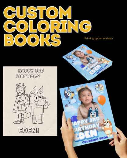 Custom Coloring Book - Digital Creation