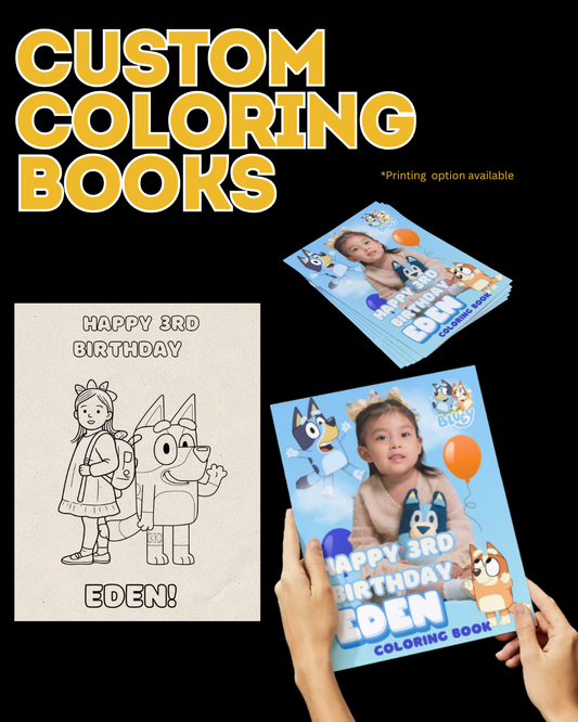 Custom Coloring Book - Digital Creation