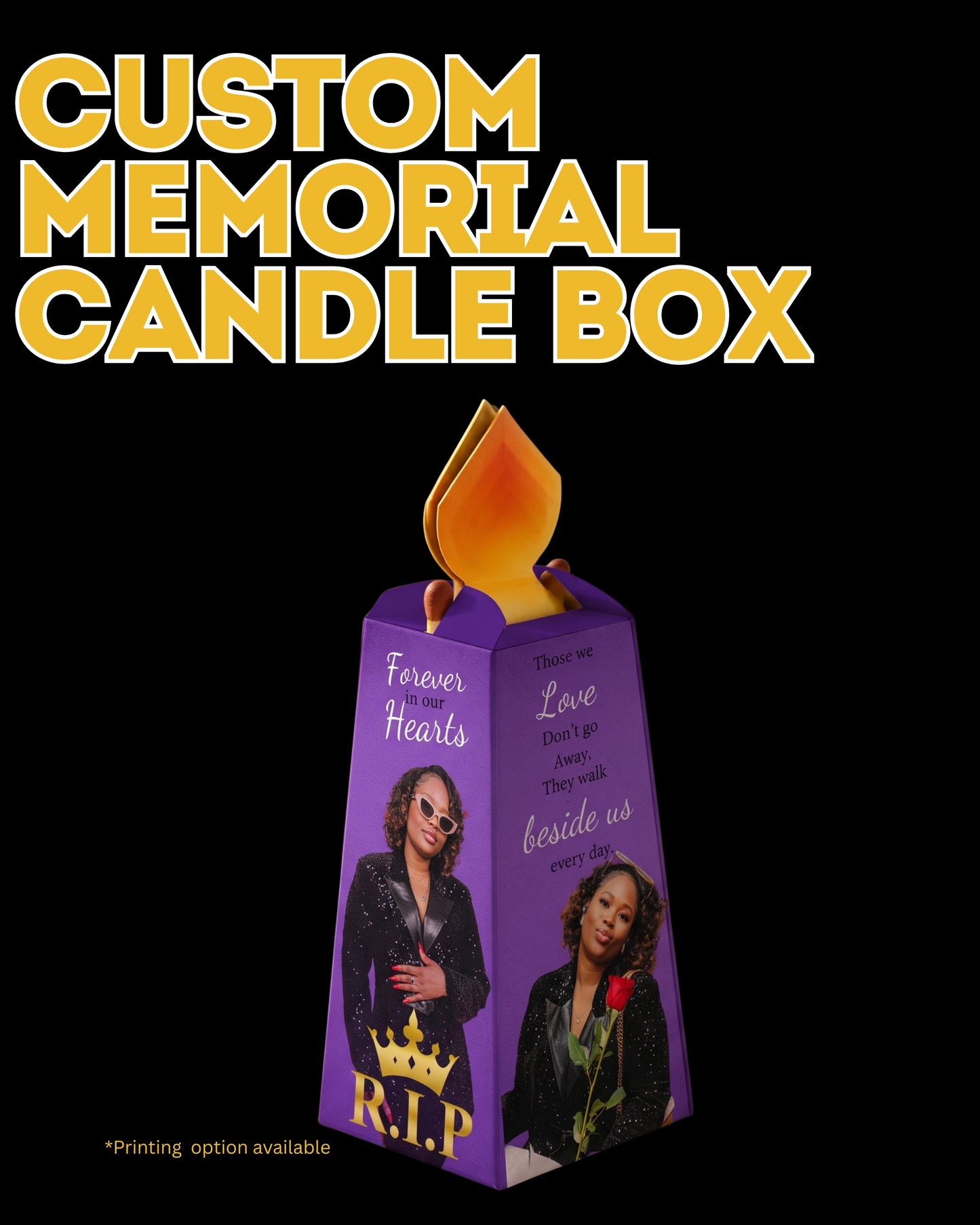 Memorial Candle Box