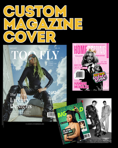 Custom Magazine Cover & Print ADs