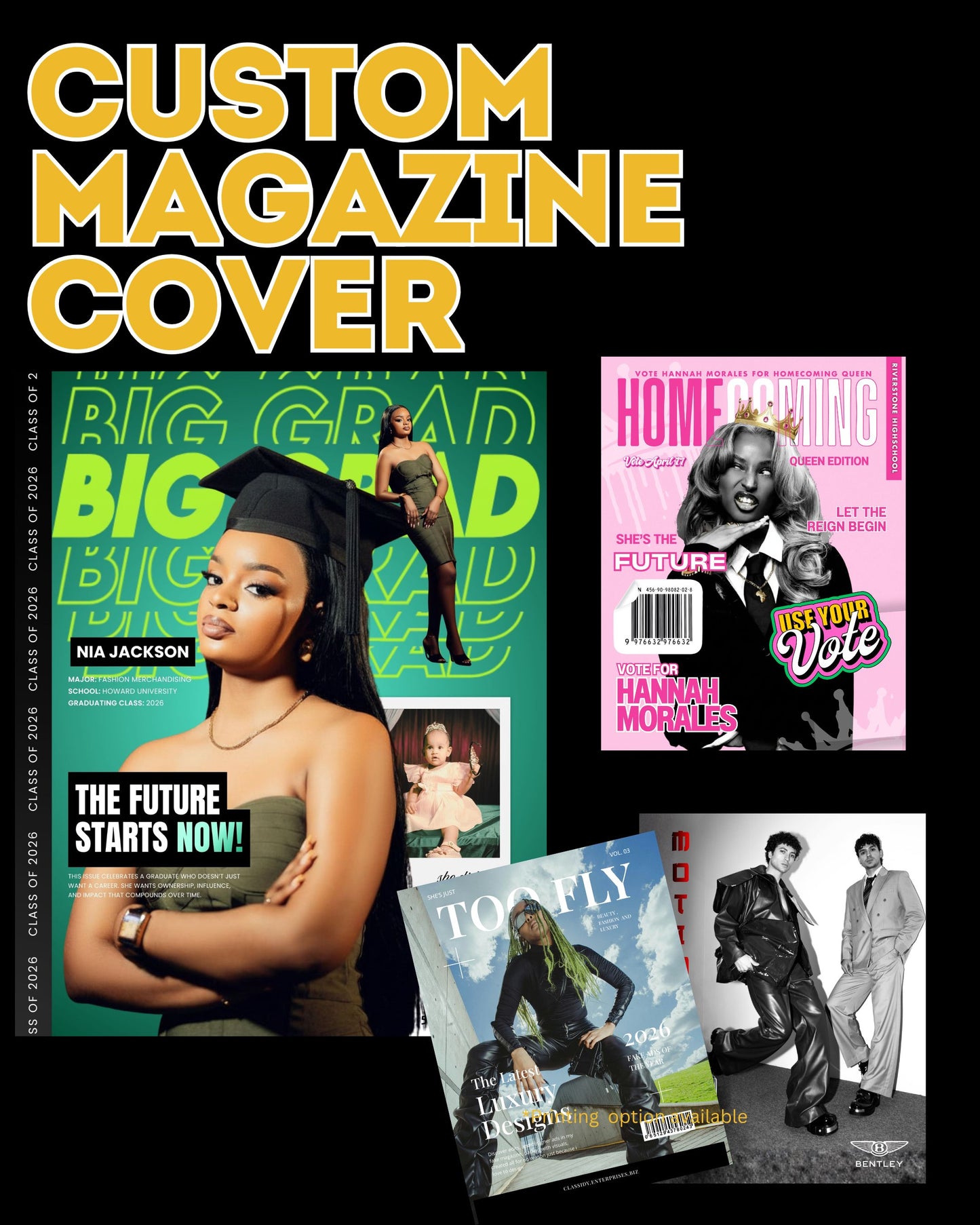 Custom Magazine Cover & Print ADs