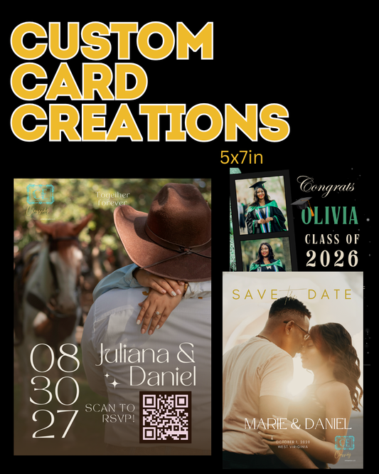 Custom Card Creation- DIGITAL CREATION