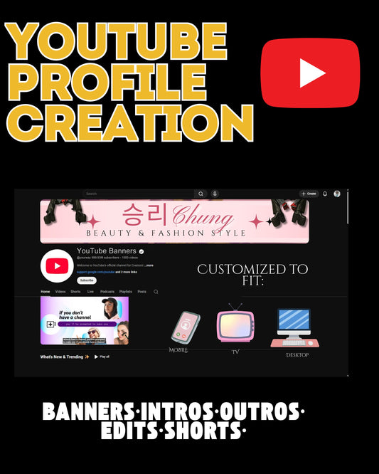 Youtube Profile Digital Creation