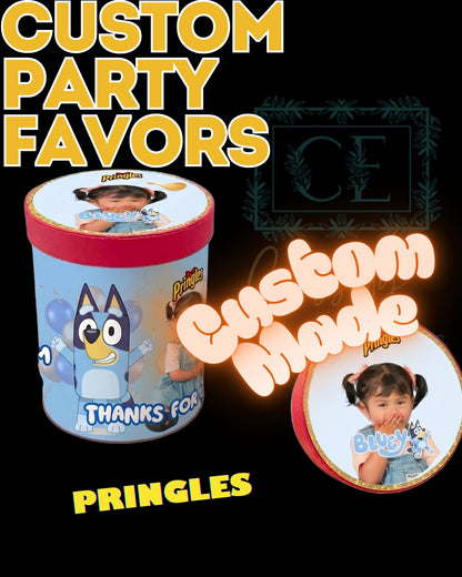 Custom Party Favors (Chip Bags, Candy Bars, Water bottles ect.) - DIGITAL CREATION