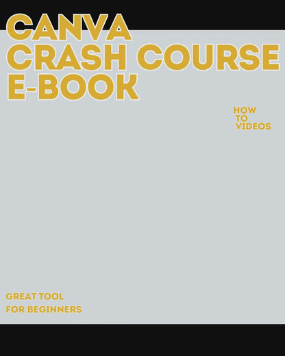 Canva for Newbies E-Book
